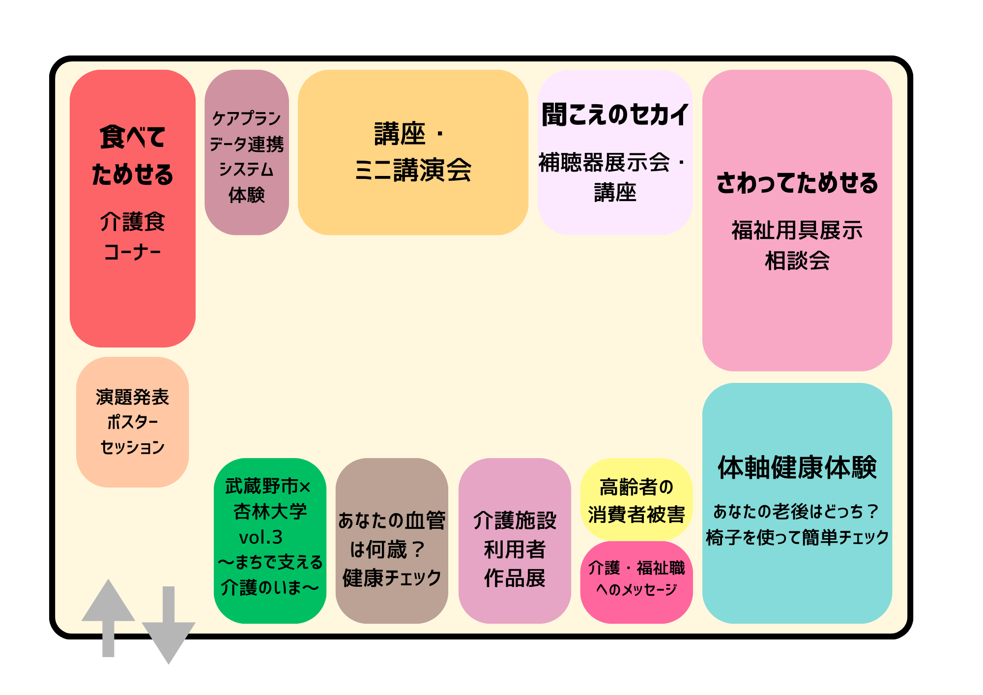 レインボーサロンフロアマップ